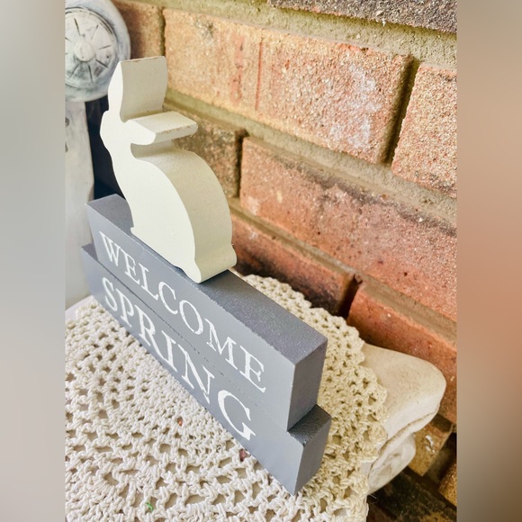 Welcome Spring Block Stackers 3/Set - Picture 8 of 13